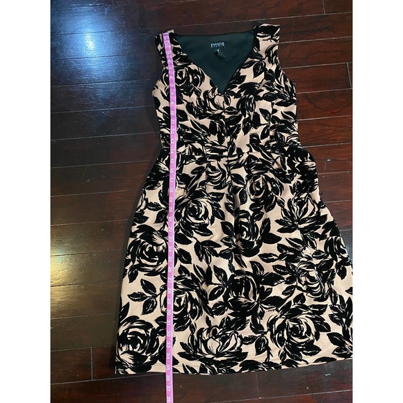 Enfocus Studio Dress V-Neck Sleeveless Size 6 Multi Season Pink Black - Picture 6 of 8